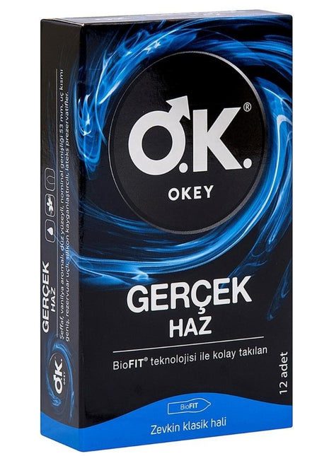 Okey Gerçek Haz 12'li Prezervatif