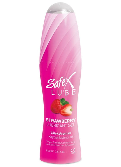 Safex Su Bazlı Çilek Aromalı Kayganlaştırıcı Jel 85 Ml