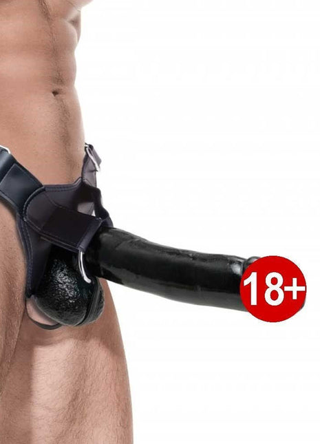 Pipedream Fetish Fantasy Series 30 cm İçi Boş Kemerli Strapon Zenci Penis