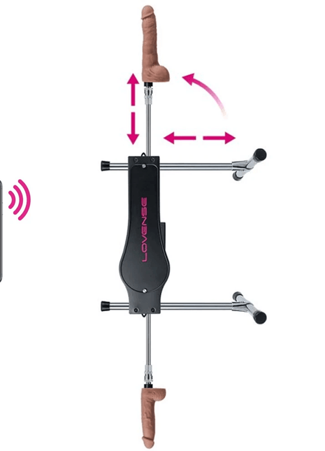 Lovense Sex Machine Telefon Kontrollü Güçlü Sex Makinesi