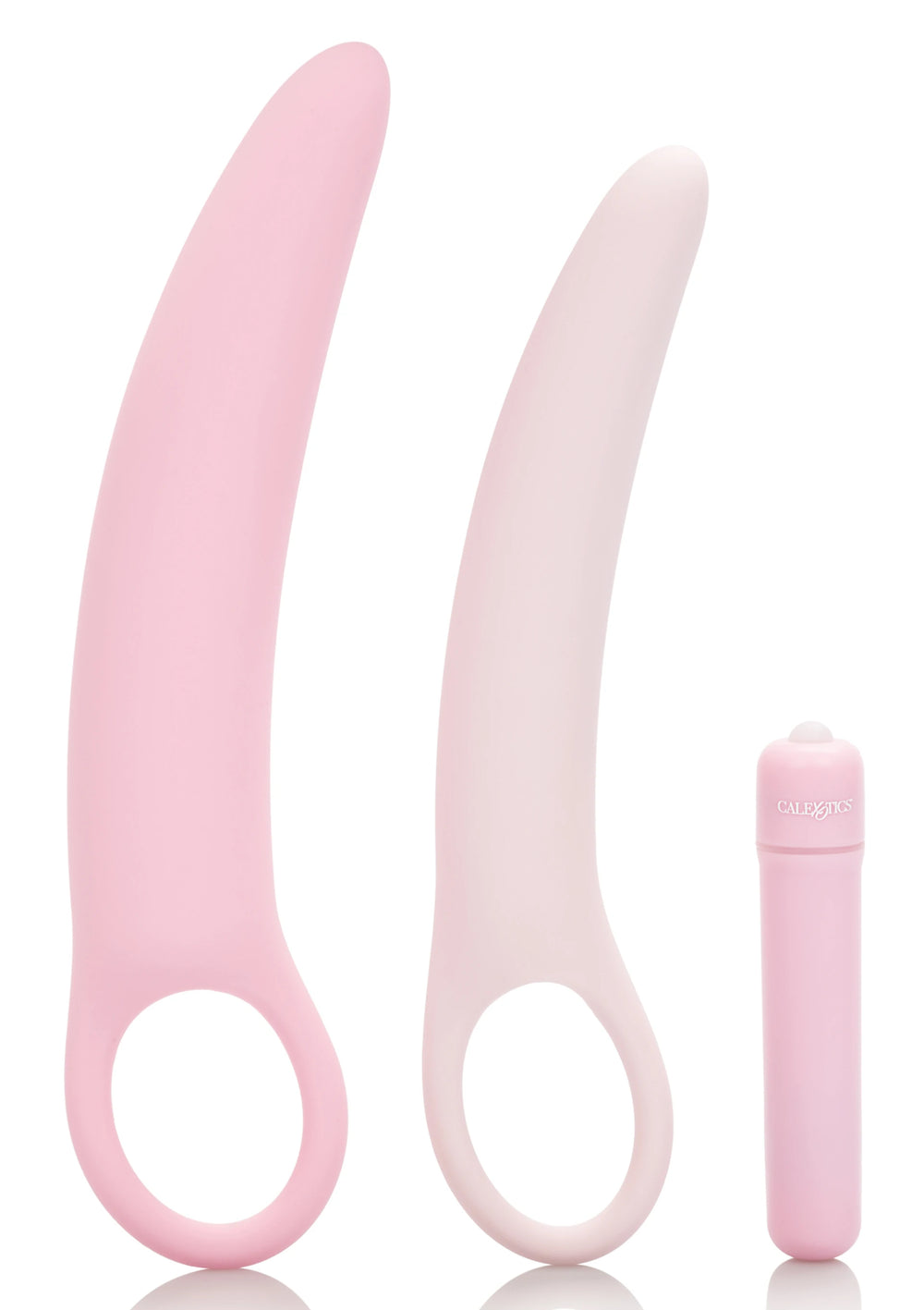 Inspire 3 Parça Titreşimli Silikon Dilatör Seti – Pastel Pembe