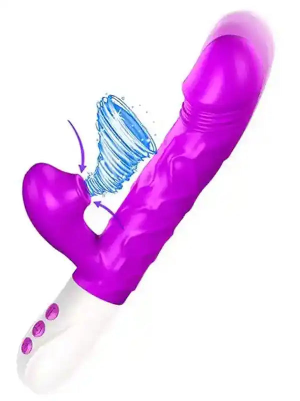 ısıtmalı emişli itme hareketli rabbit vibratör – görsel 3