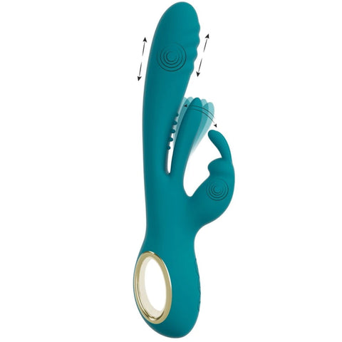 İtmeli ve Hareketli G Noktası Dilli 3 Motorlu Rabbit Vibratör