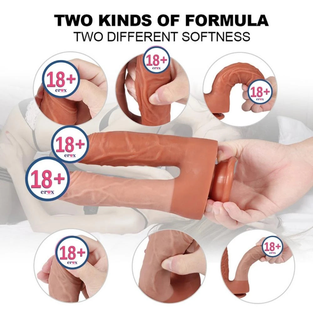 Jamie çift katmanlı çift taraflı penis – görsel 5