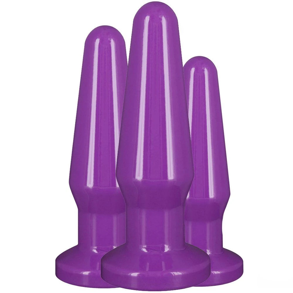 jel dokulu anal plug seti mor – görsel 2