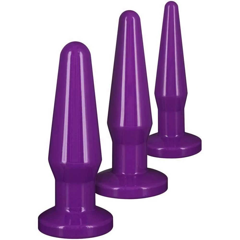 jel dokulu anal plug seti mor – görsel 3