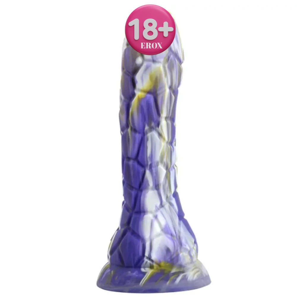 Jelly Animal Monster 24 Damarlı Esnek Fantezi Dildo – 24 cm
