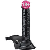 koyu ten rengi jelly strap-on – görsel 1