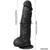 Jihad King büyük strapon dildo siyah – görsel 8