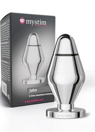 Mystim E-stim Butt Plugs John Metal Anal Plug Large