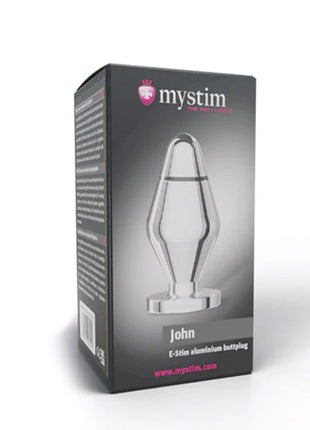Mystim E-stim Butt Plugs John Metal Anal Plug Large