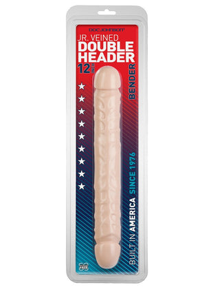 Doc Johnson Classic Jr. Veined Double Header 30 Cm Çift Taraflı Realistik Penis Flesh