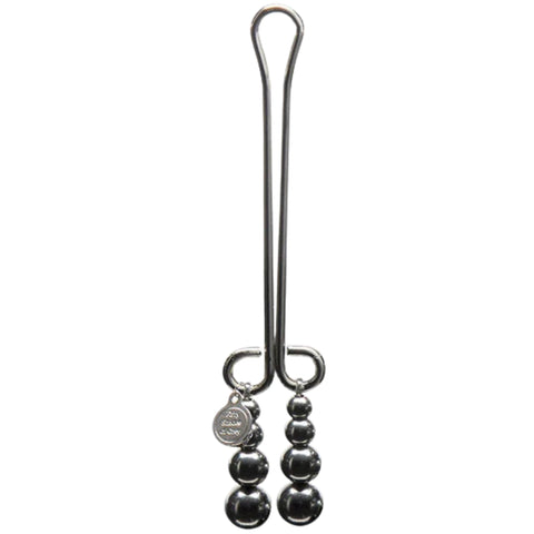Just Sensation Boncuklu Klitoral Kelepçe – Nikelsiz Metal, 15 g