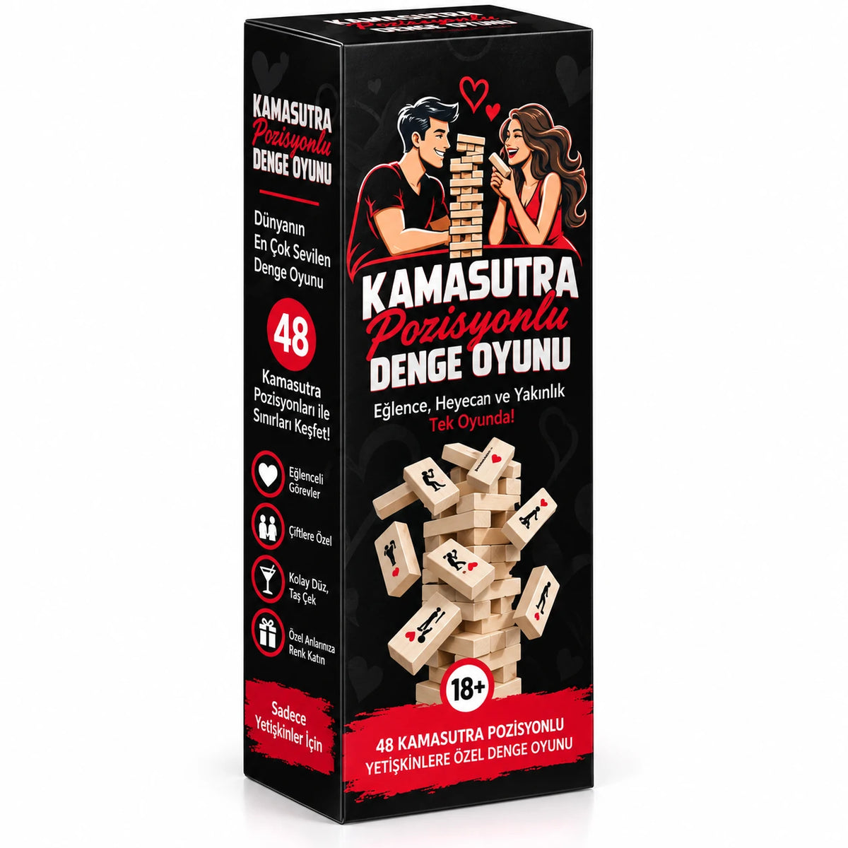 kamasutra pozisyonlu ahşap denge oyunu – görsel 1