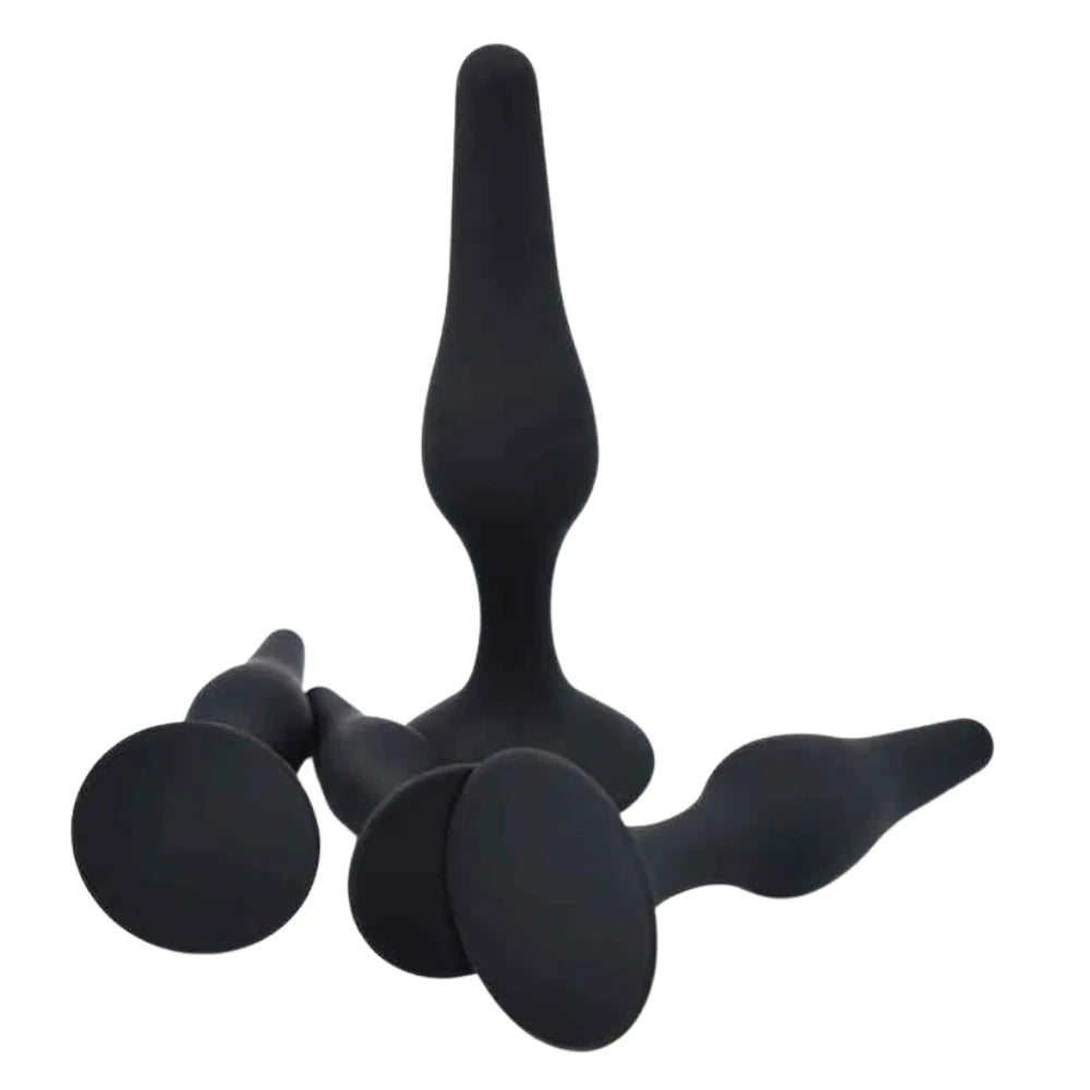 4'lü silikon anal plug seti – görsel 5