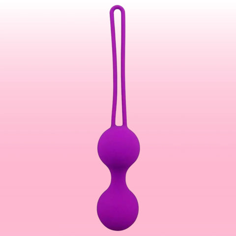 Kegel Benwa Metal Jiggle Toplu Silikon Kegel Topu – Koyu Mor
