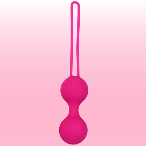 Kegel Benwa Metal Jiggle Toplu Silikon Kegel Topu – Pembe
