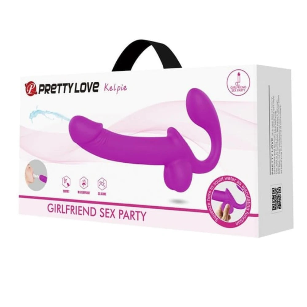 Kelpie fışkırtmalı askısız strap-on – görsel 3