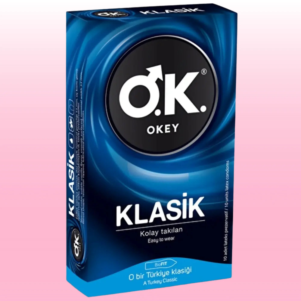 Klasik Vanilya Aromalı Şeffaf Lateks Prezervatif – 10'lu