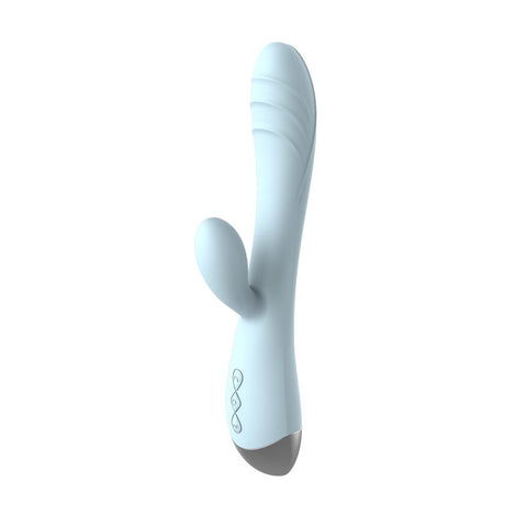 Klitoral Vakumlu Realistik Formlu Rabbit Vibratör – Mavi
