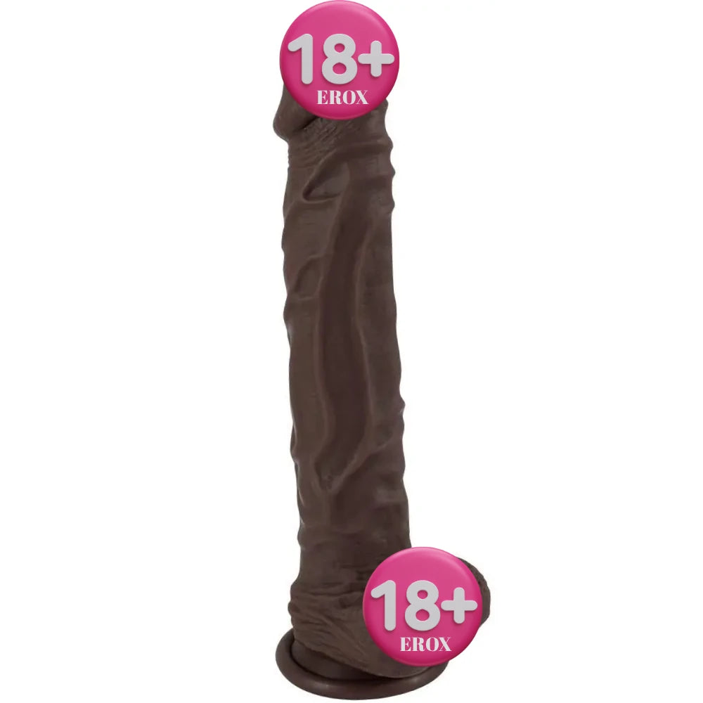 Knight Flexible realistik penis (kahverengi) – görsel 1