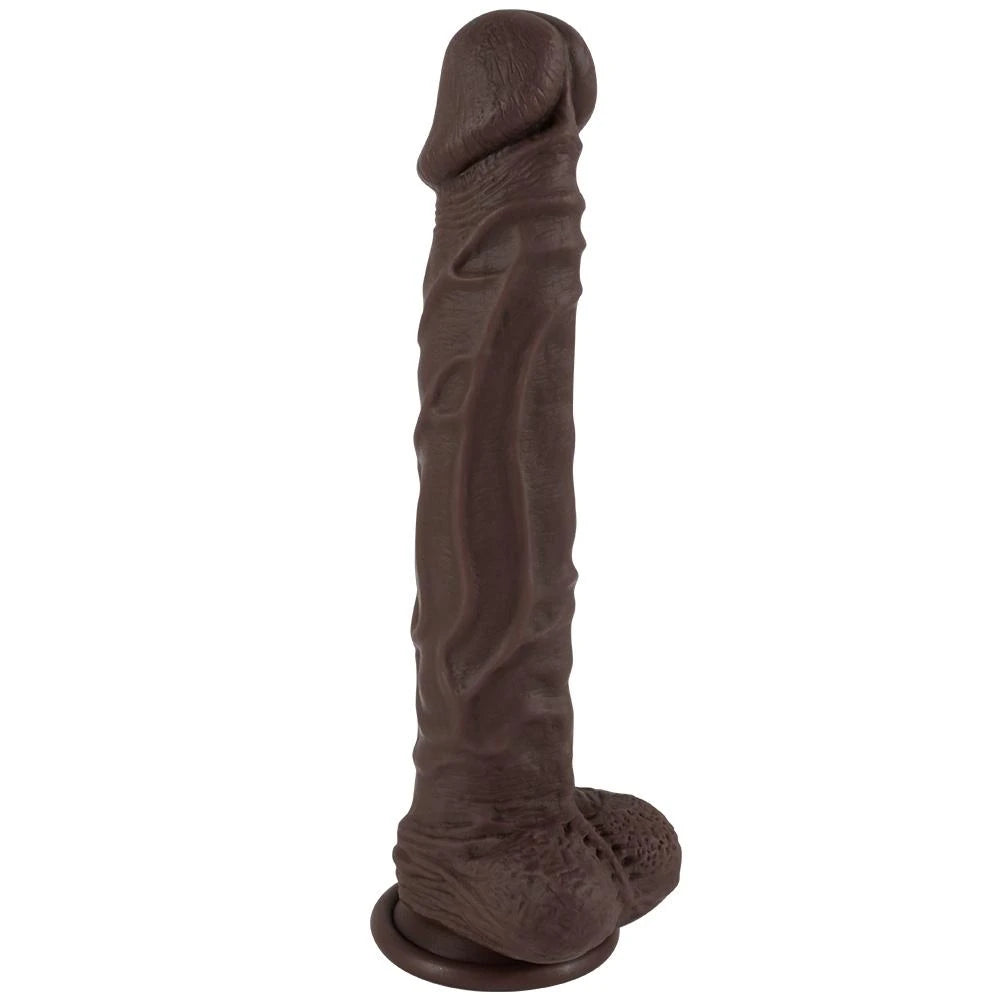 Knight Flexible realistik penis (kahverengi) – görsel 2