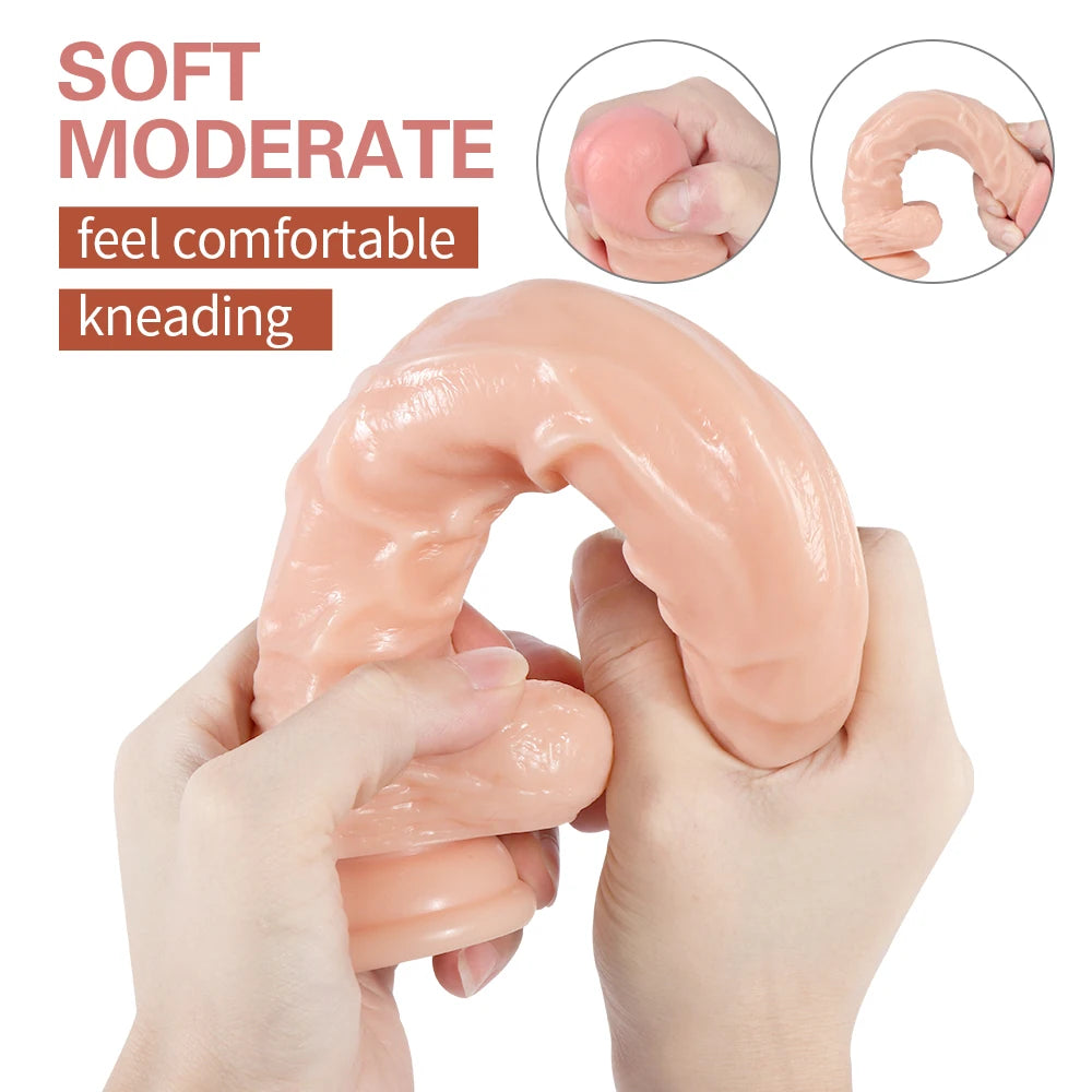Knight Flexible realistik penis (ten rengi) – görsel 3