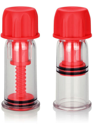 Calexotics Colt Nipple Pro-Suckers Göğüs Ucu Büyütücü Vakum Kırmızı