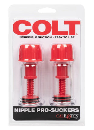 Calexotics Colt Nipple Pro-Suckers Göğüs Ucu Büyütücü Vakum Kırmızı