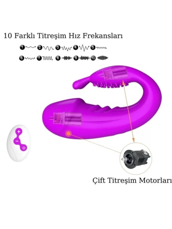 kablosuz kumandalı giyilebilir rabbit vibratör – görsel 3
