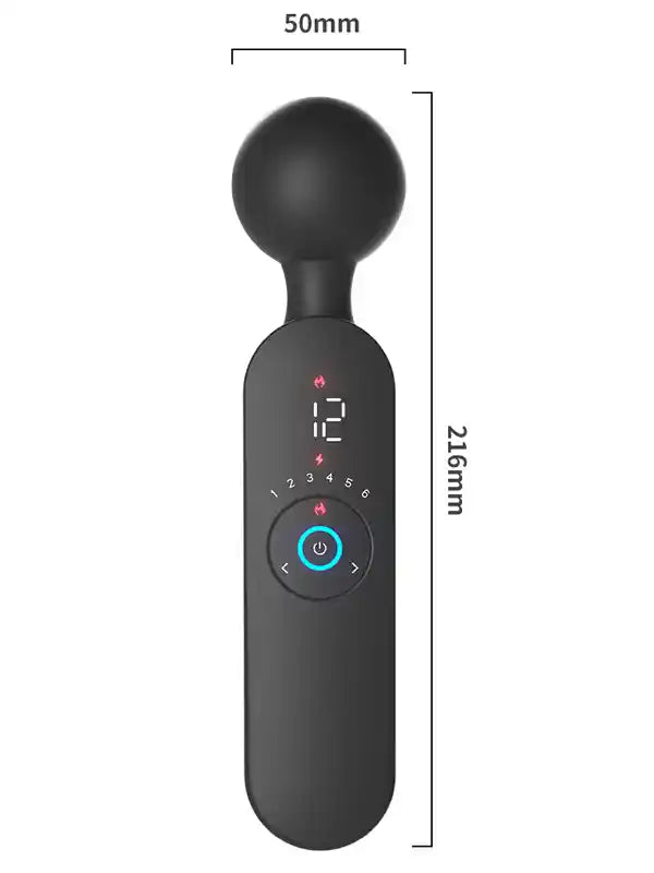 ısıtmalı şarjlı wand vibratör – görsel 4