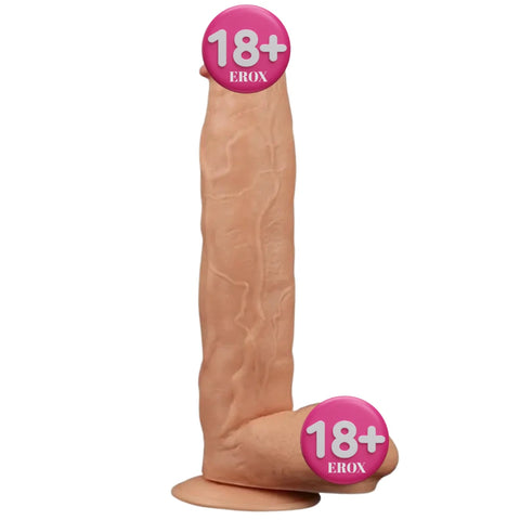 Legendary 30 cm Damarlı Vantuzlu Büyük Realistik Penis – 6 cm Çap