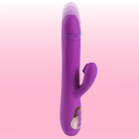 Leif Thrusting Vibe Çift Motorlu İleri Geri Hareketli Rabbit Vibratör