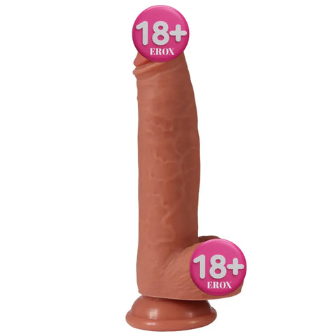 Leo Natural Doku Uzun Çift Katmanlı Realistik Penis – 23 cm