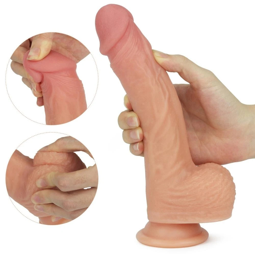 Liam dönebilen başlı realistik vibratör – görsel 4