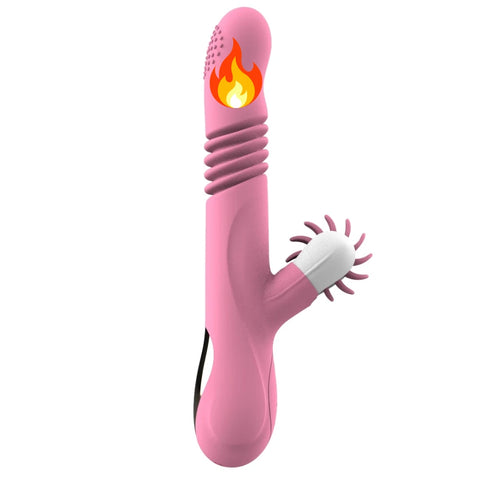 Licking Life Hareketli Isıtmalı Klitoral ve G Noktası Vibratörü – Pembe