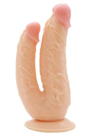 Dildo Series Lifelike G-Spot Anal ve Vajinal Çift Taraflı Realistik Penis Flesh