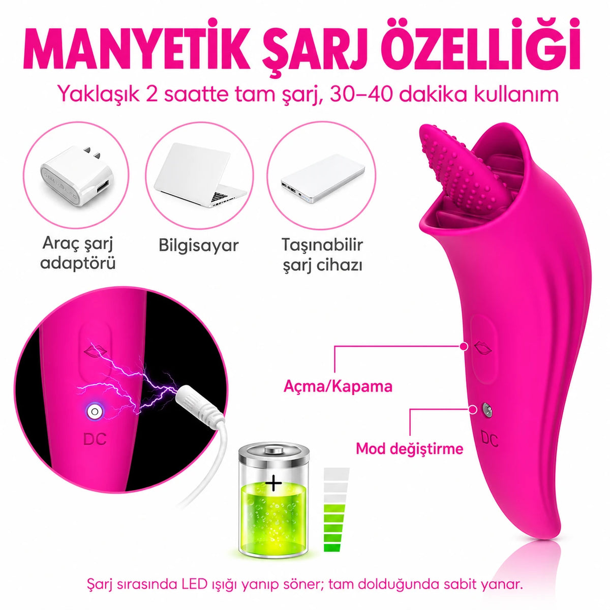 Linking klitoral yalama vibratörü – görsel 4
