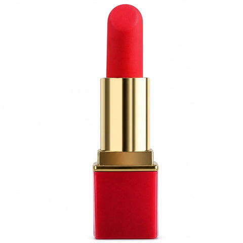 Lipstick Vibe Manyetik Şarjlı Kapaklı Ruj Vibratör – Kırmızı