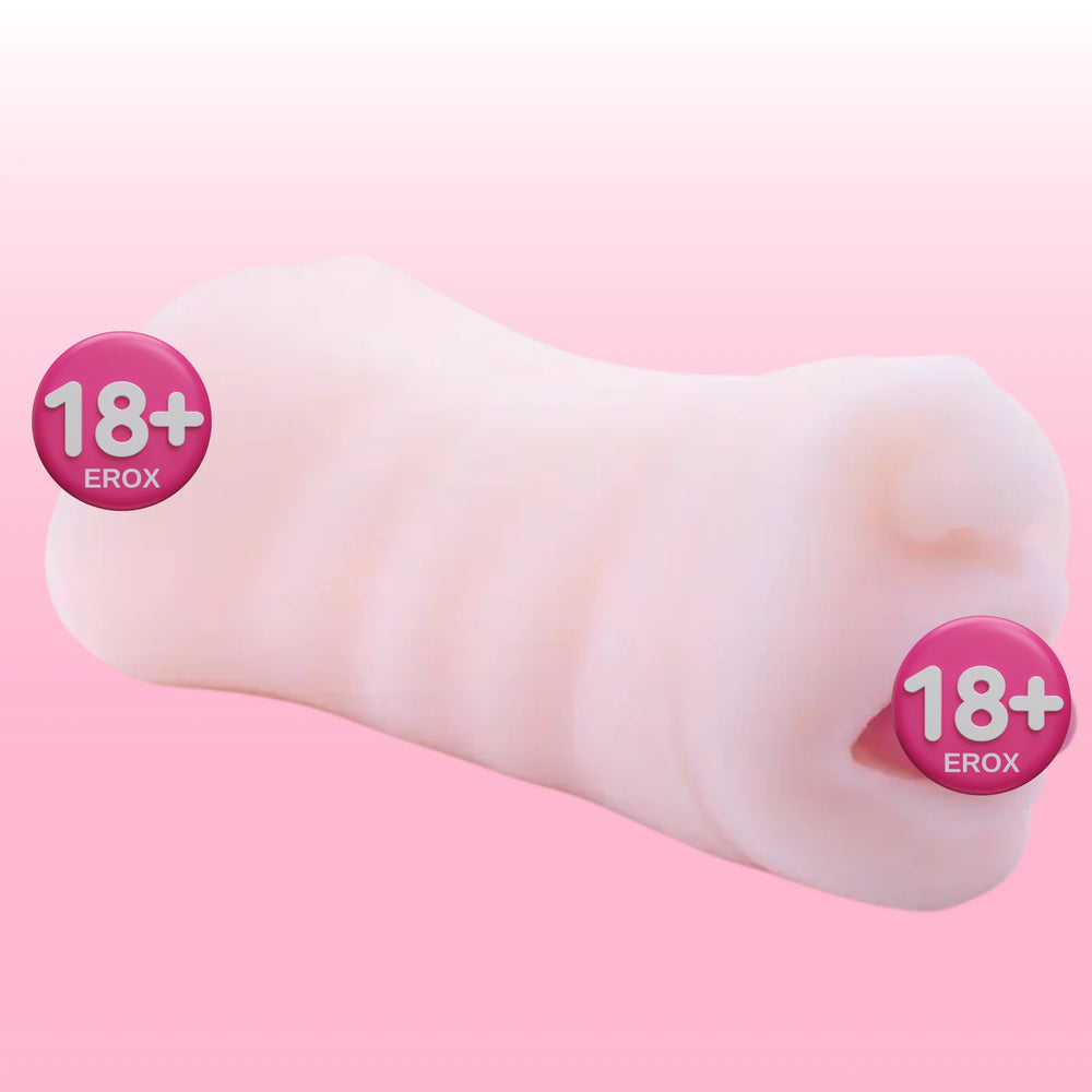 Love Oral ve Vajinal S Kanallı Realistik Mastürbatör – 17 cm, Ten