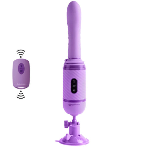 Love Thrust-Her Kumandalı Isıtmalı İtme Vibratörü – Lila