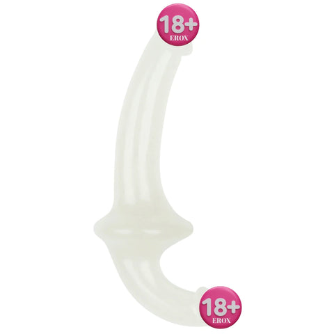 Lumino Play Karanlıkta Parlayan Askısız Çift Uçlu Dildo 23 cm