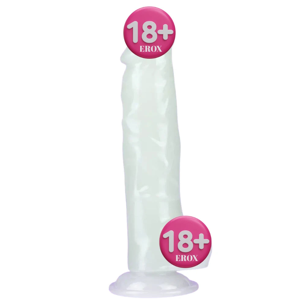 Lumino Play Karanlıkta Parlayan Fosforlu Jel Dildo 21,5 cm