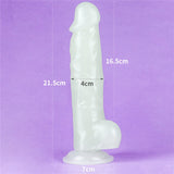 Lumino Play fosforlu jel dildo – görsel 8