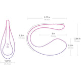 Lush 3 telefon kontrollü G noktası vibratörü – görsel 8