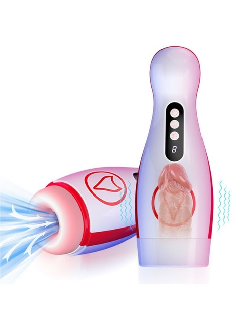 M50 Vakumlu ve Titreşimli Şarjlı Oral Mastürbatör – 7 Mod