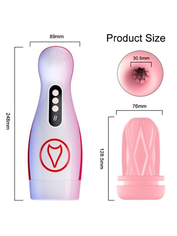 M50 vakumlu titreşimli oral mastürbatör – görsel 2