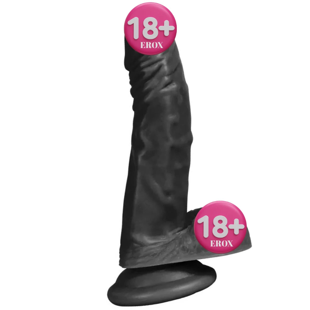 Magic Dream Esnek Realistik Dildo 21 cm – Siyah