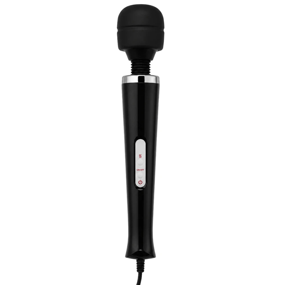 Magic Massager 10 Modlu Şarjlı Body Wand Masaj Aleti – Siyah