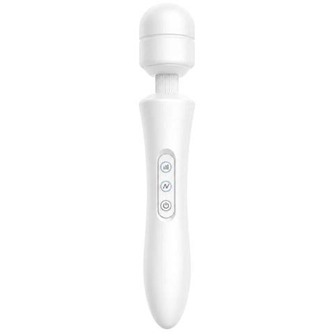 Magic Wand Double Massager Çift Yönlü Wand Vibratör – Beyaz